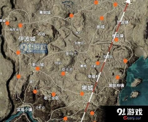 和平精英沙漠地图极速飞车赛道全路线介绍